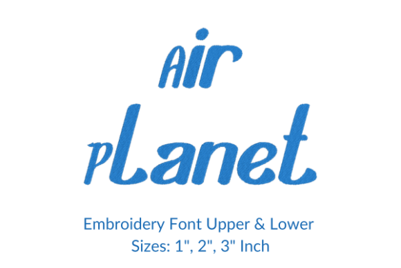 Air Planet Font Embroidery Design Review