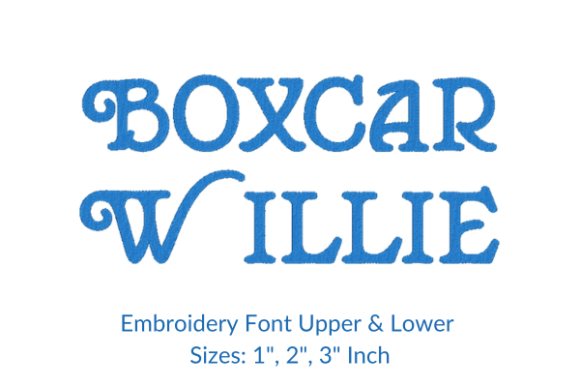 Boxcar Willie Font Embroidery Design Review