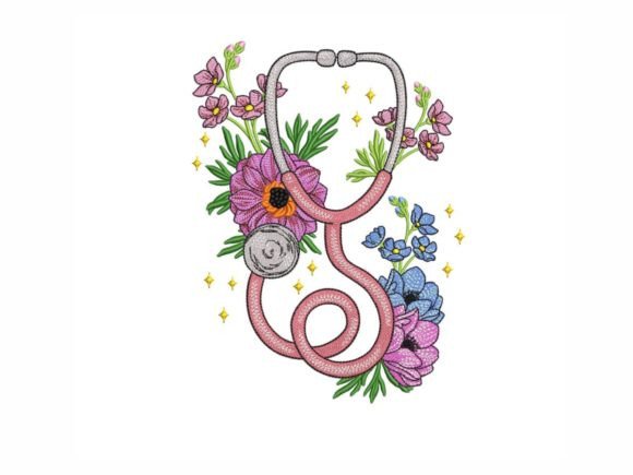 Floral Nurse: A Professional Embroidery Design Review