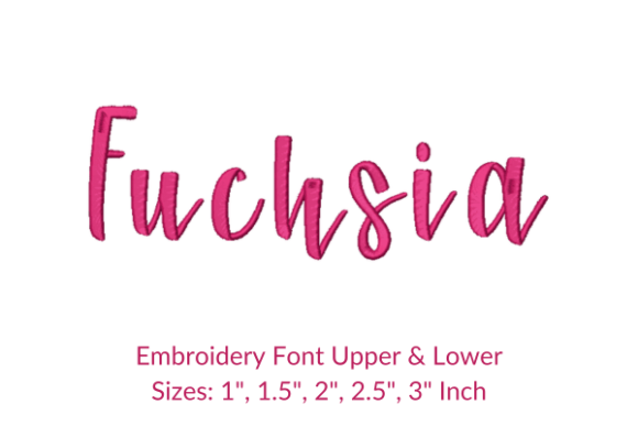 Fuchsia Font Embroidery Design Review for Holiday Gifts