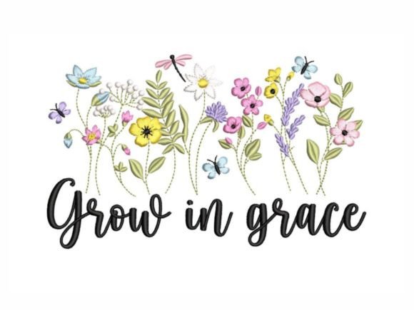 Grow in Grace Flowers: A Boutique Embroidery Review