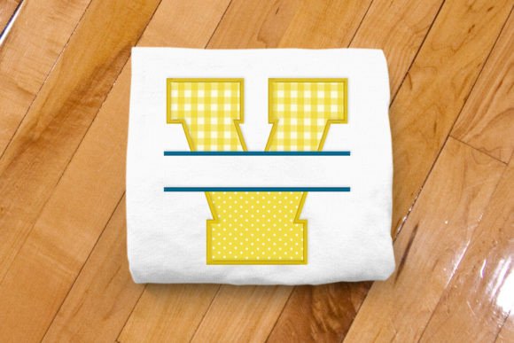 Review: Varsity Letter V Split Applique