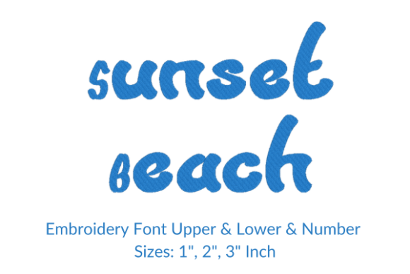 Sunset Beach Font Embroidery Design Review