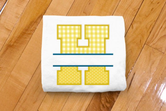 Varsity Letter H Split Applique Review