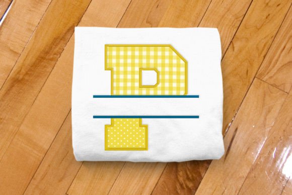 Varsity Letter P Split Applique Design Review