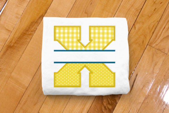 Varsity Letter X Split Applique Review